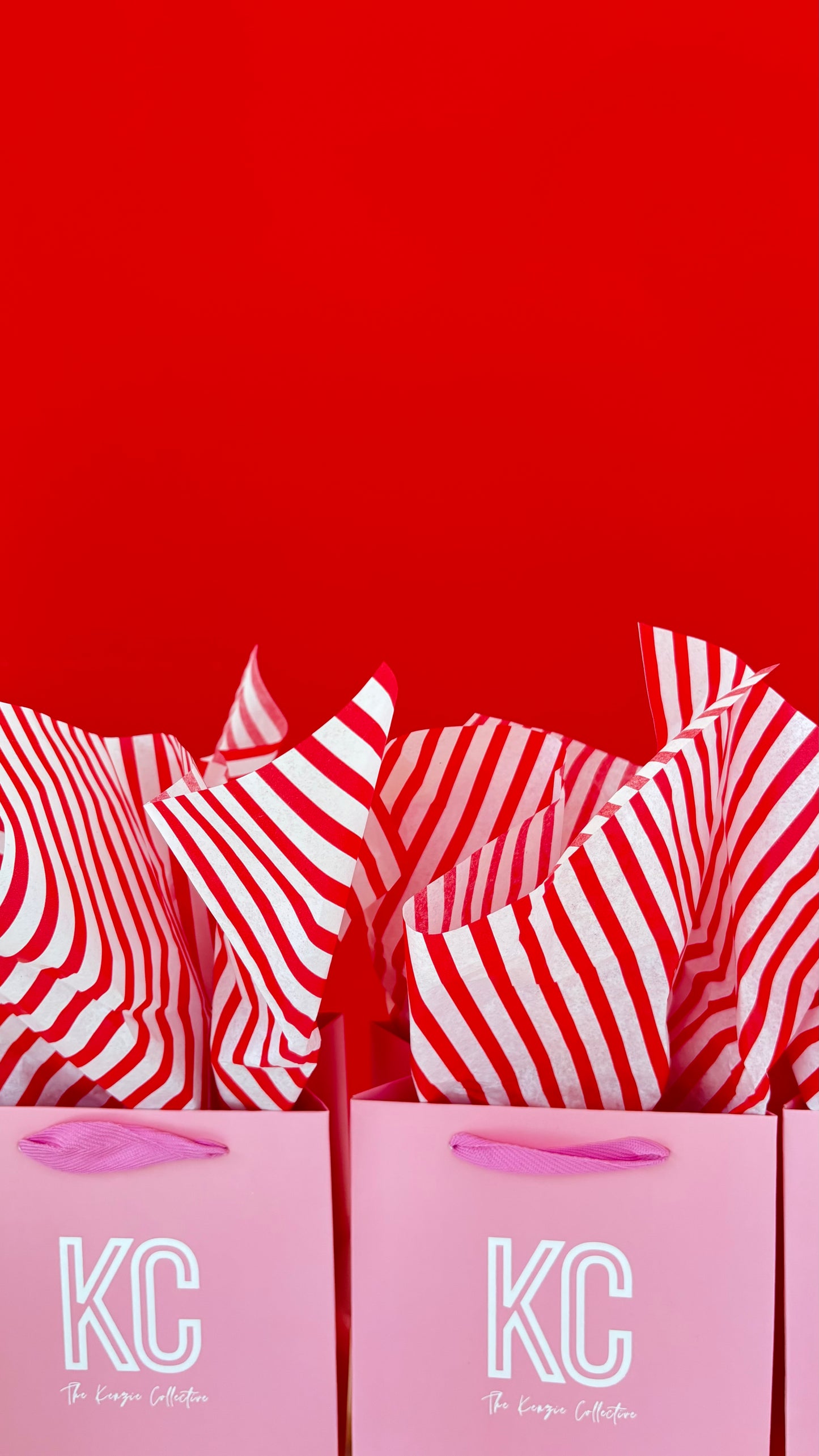 Gift wrap add on custom pink bag