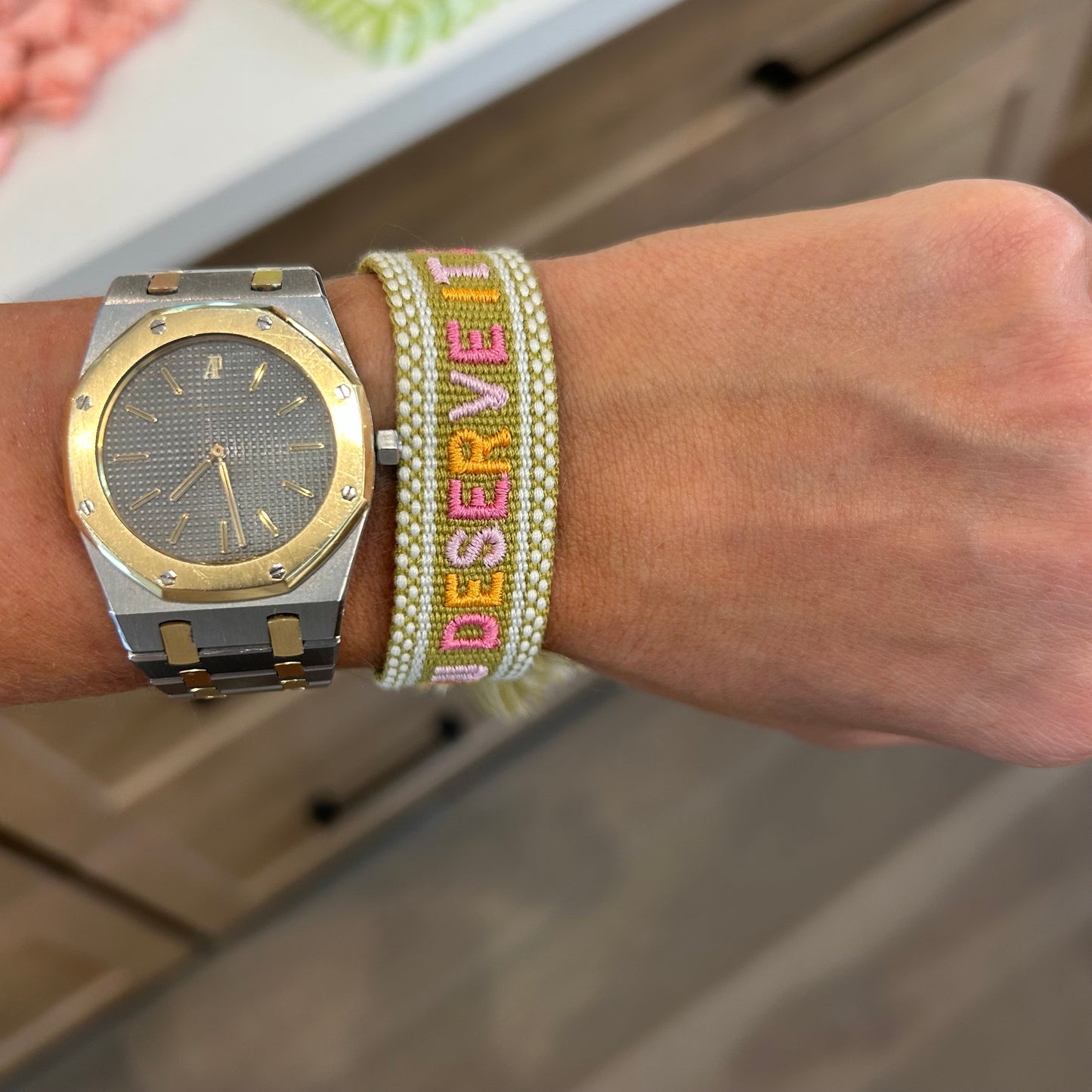 You deserve it all tassel bracelet