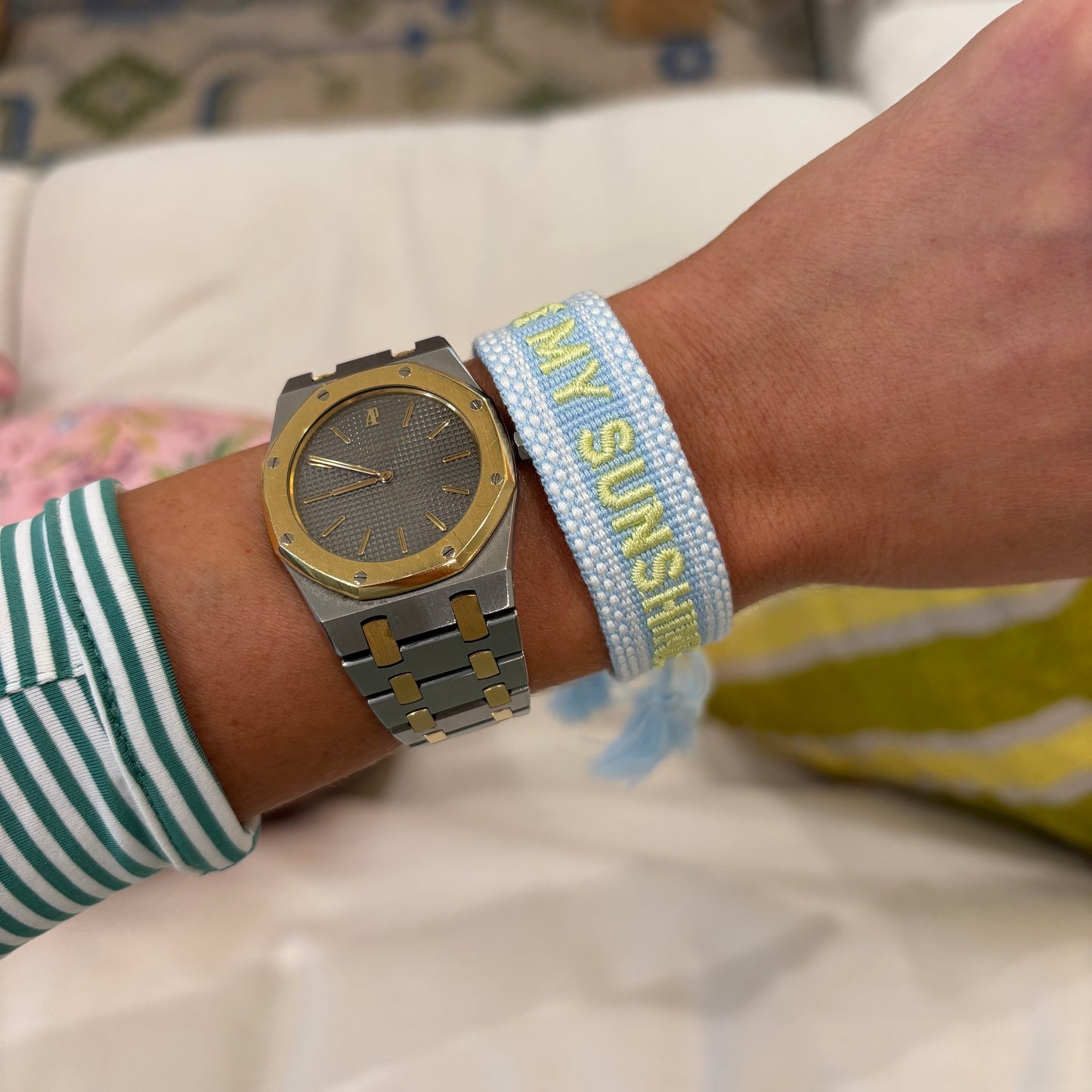 You are my sunshine tassel bracelet