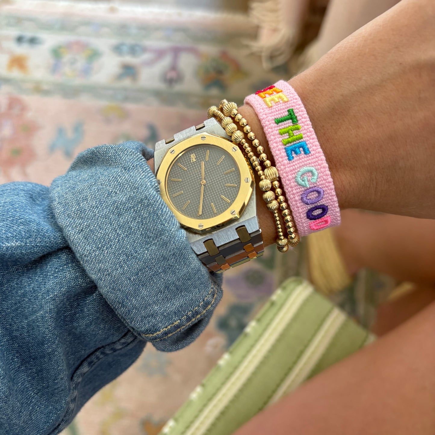 See the good NEW SKINNY SIZE tassel bracelet