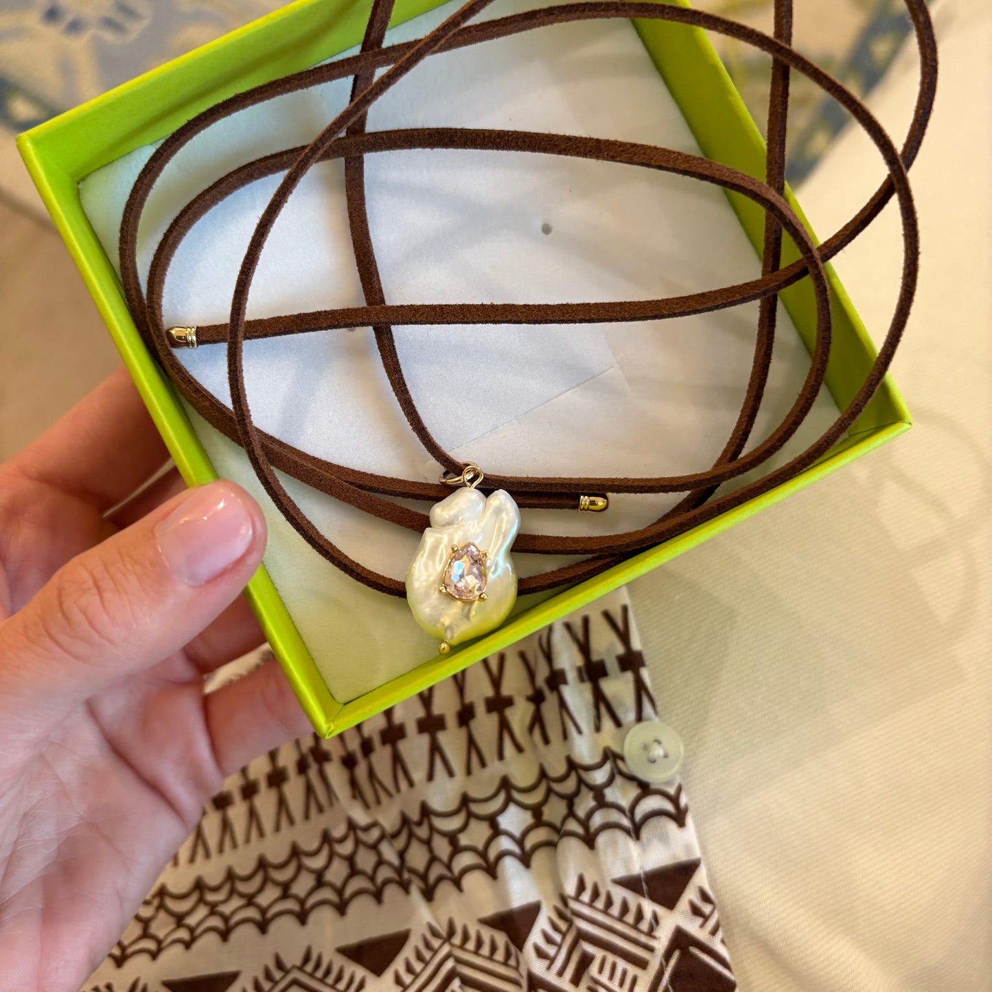 Freshwater pearl necklace