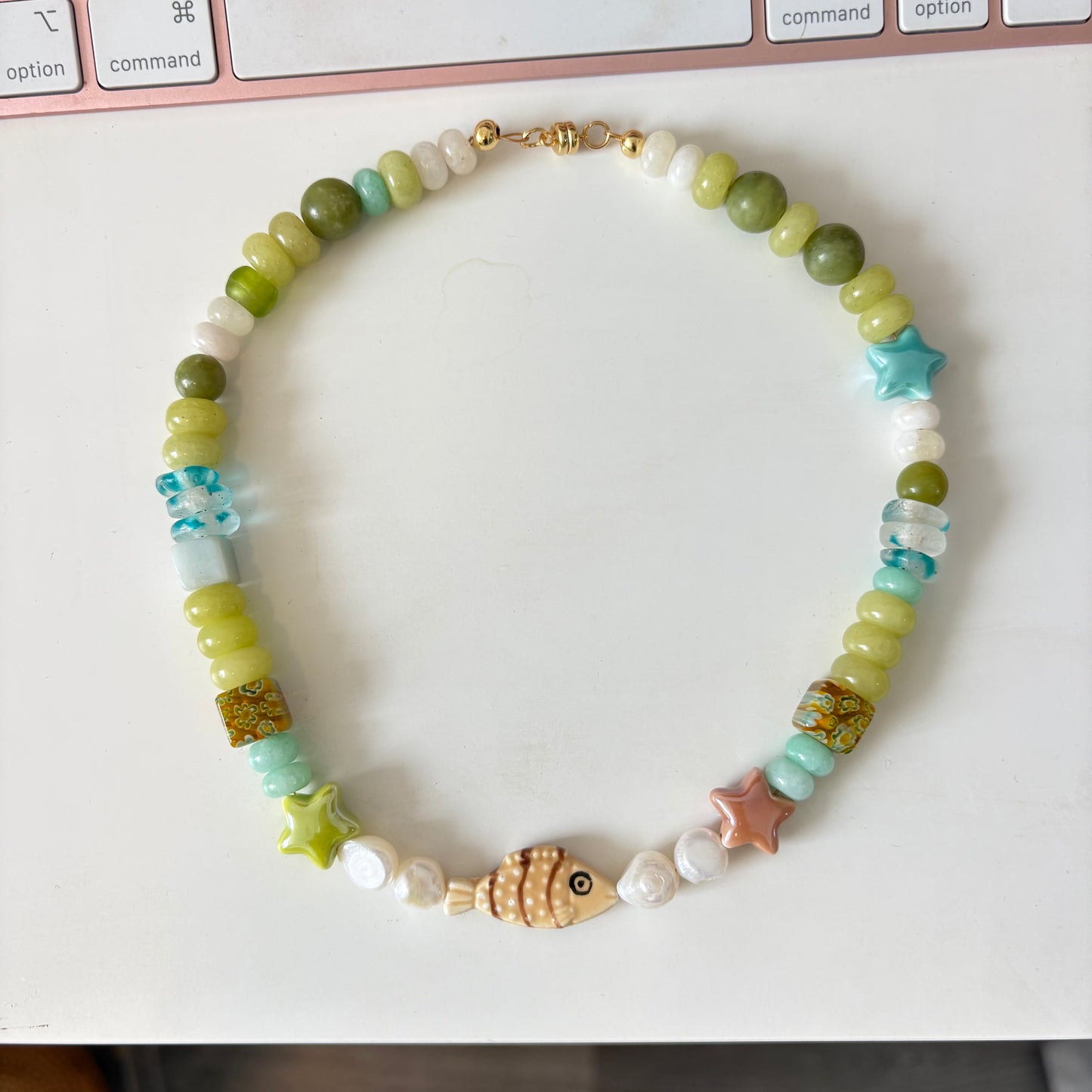 Ella whimsy fish necklace SOLD OUT this is a preorder - ships May 15
