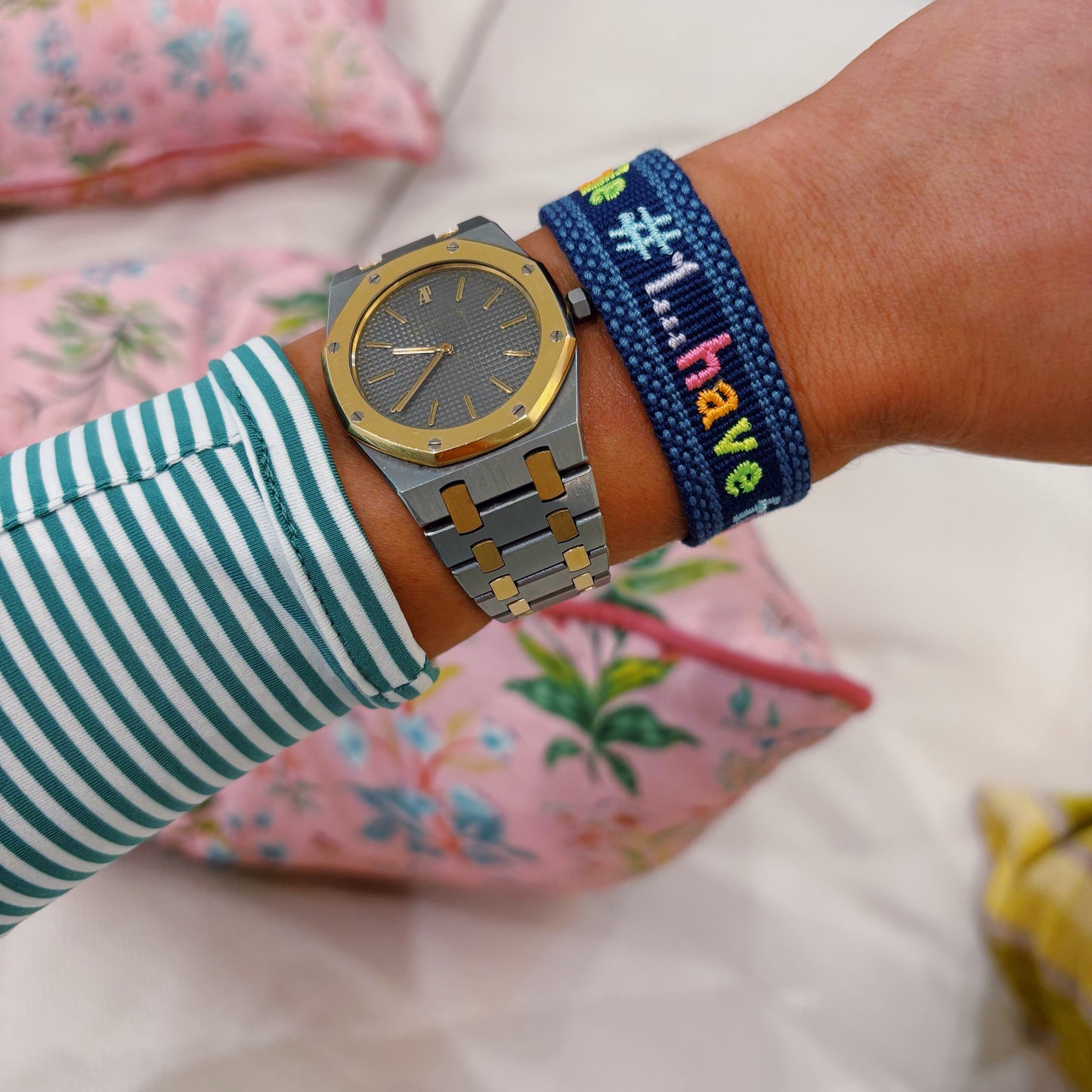 Rule #1 have fun tassel bracelet