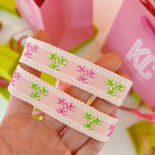 Candy Cane Lane tassel bracelet MINI SIZE