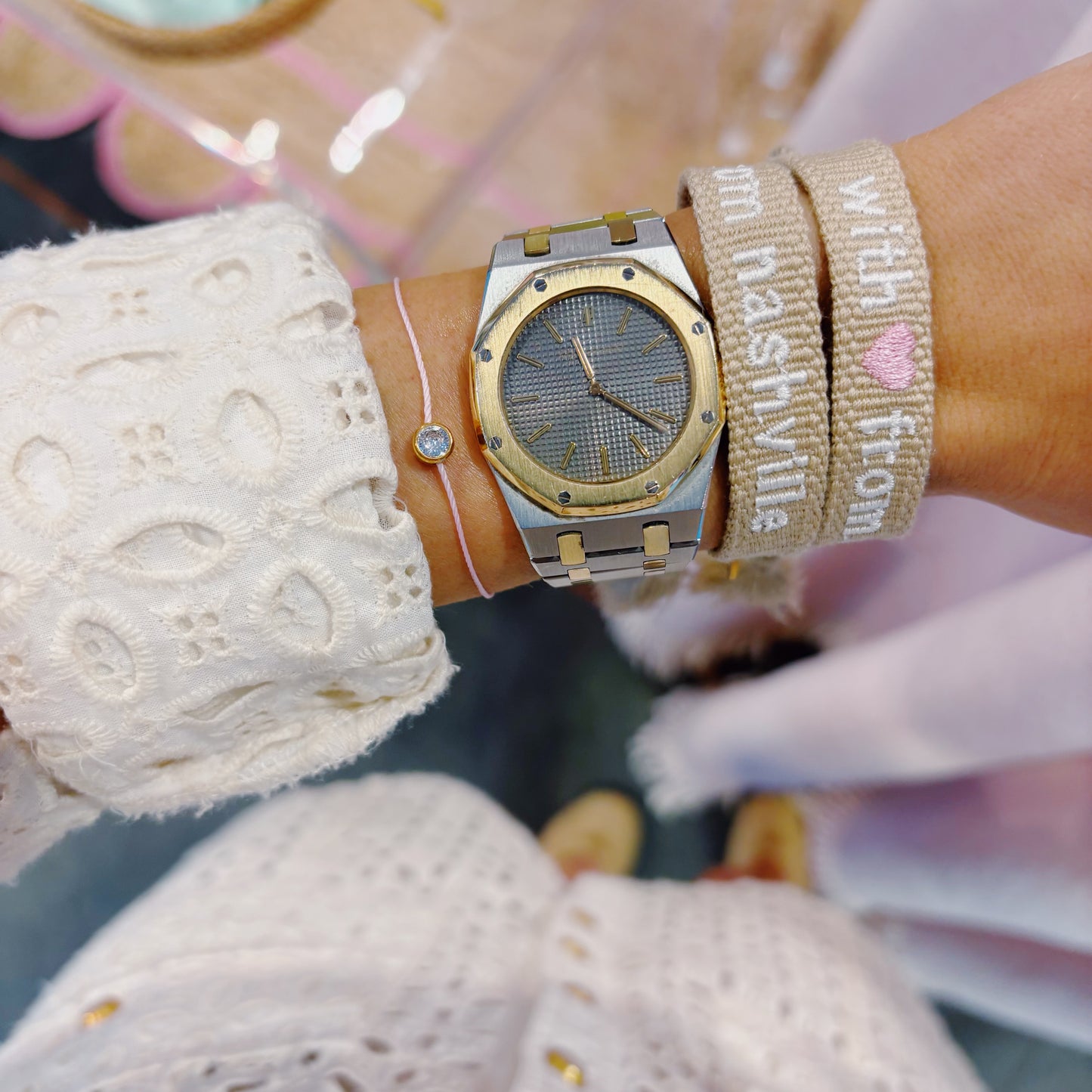 The whisper - dainty diamond bracelet