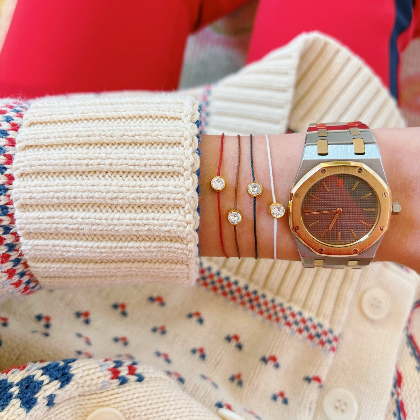 The whisper - dainty diamond bracelet