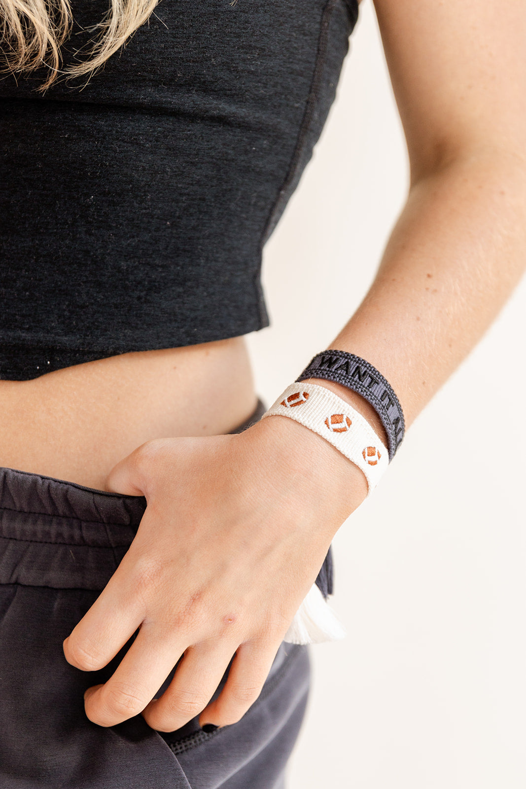 Touchdown bracelet ( football )