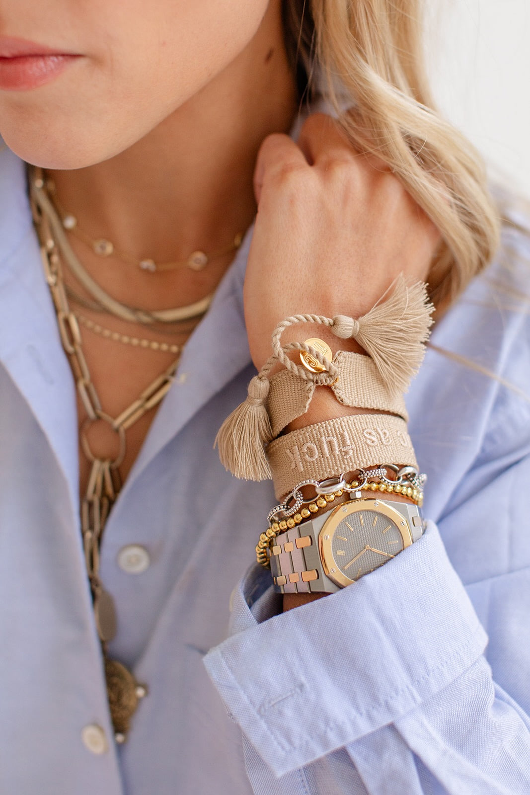 Chic as fuck tassel bracelet