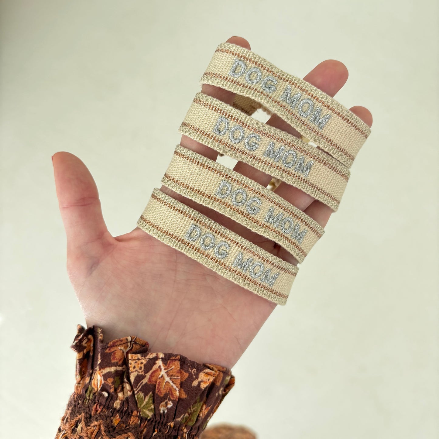 Dog mom tassel bracelet