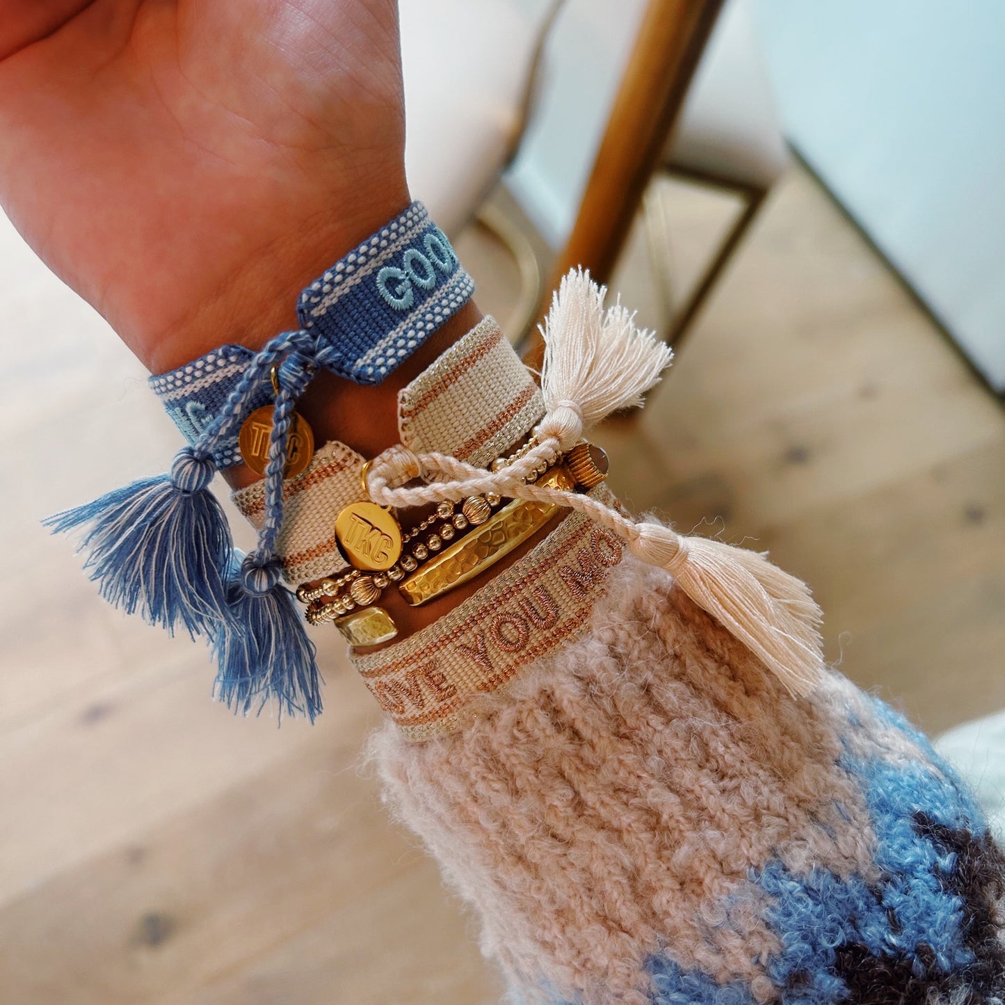 Love you more tassel bracelet