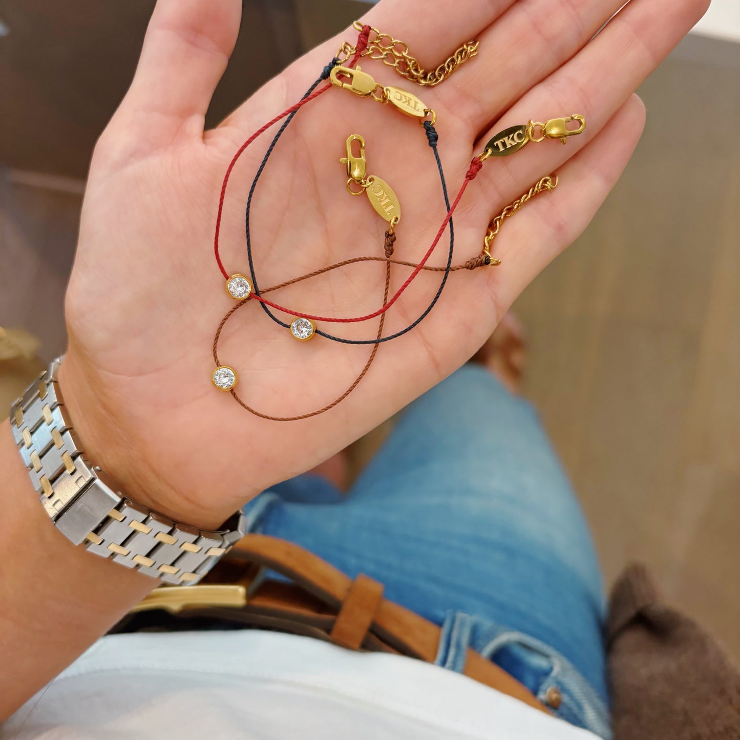 The whisper - dainty diamond bracelet
