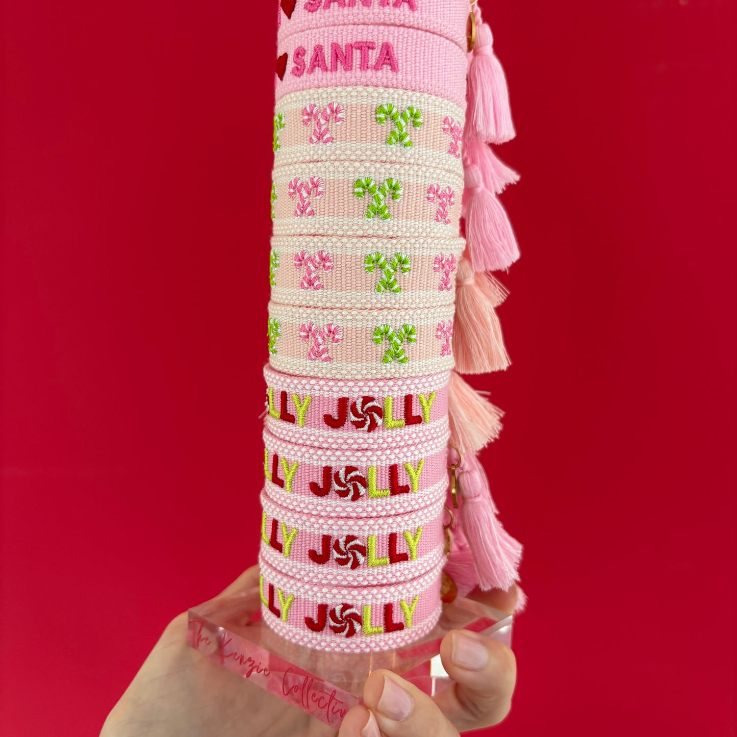 I love Santa tassel bracelet MINI SIZE & new skinny size