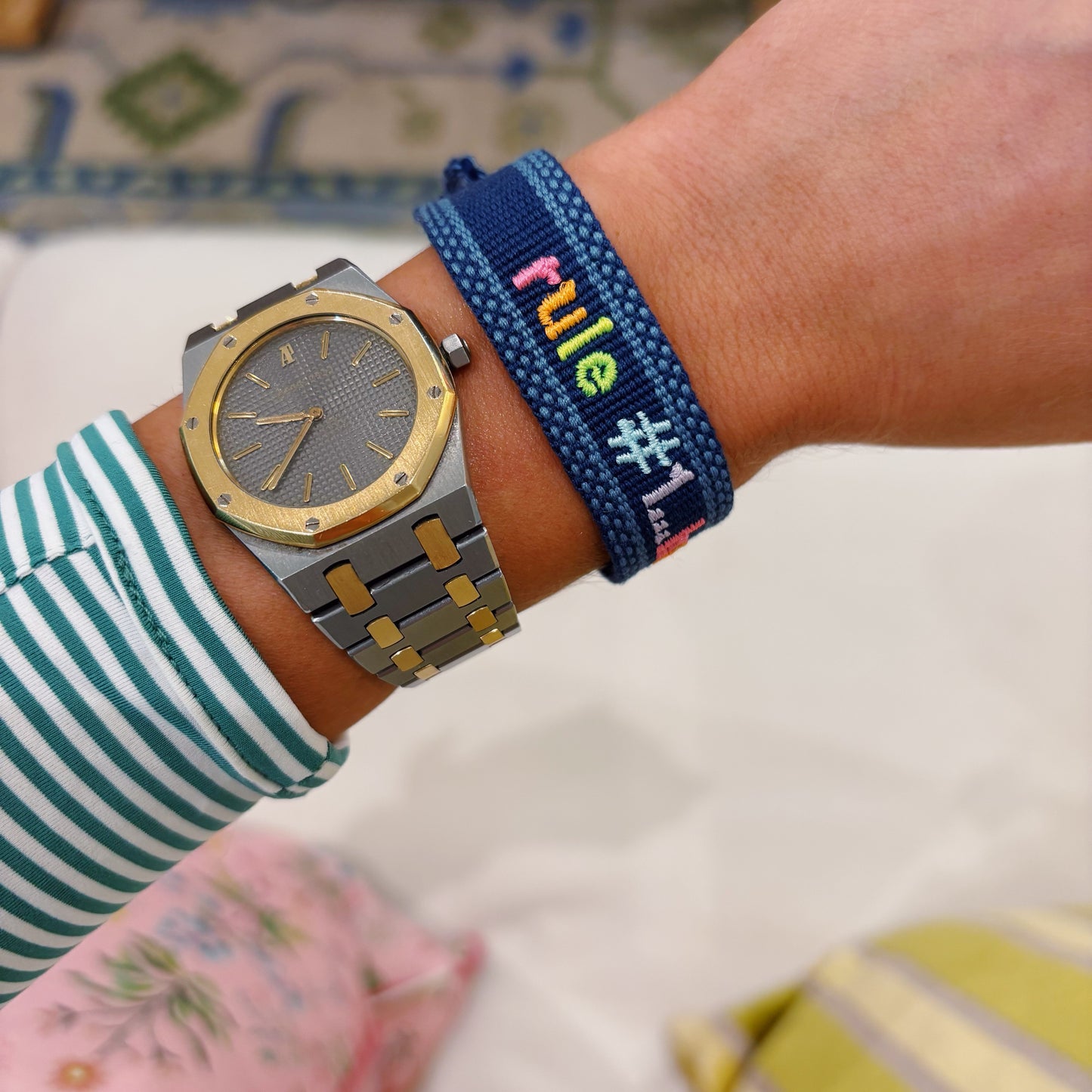 Rule #1 have fun tassel bracelet