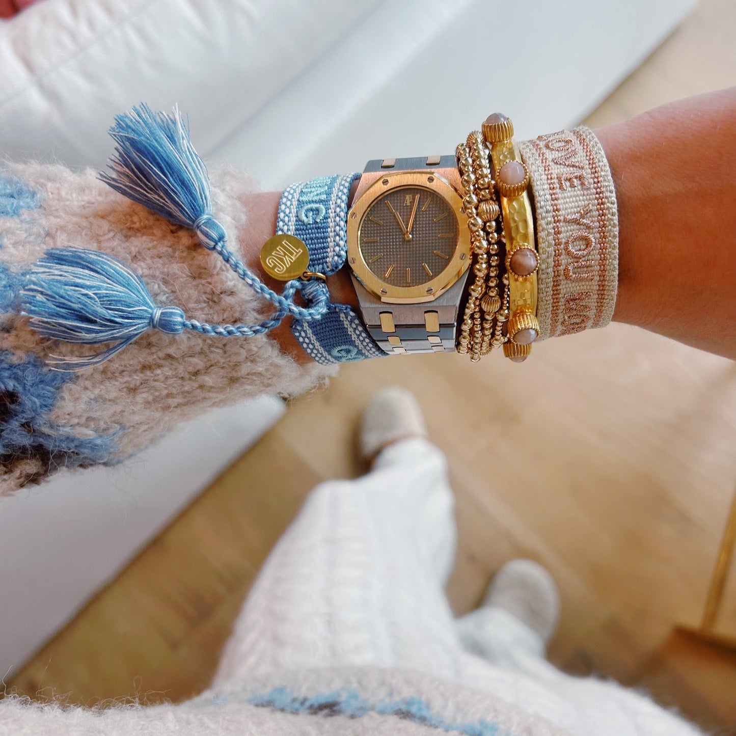 Love you more tassel bracelet