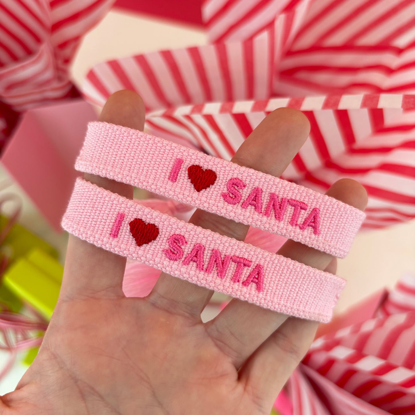 I love Santa tassel bracelet MINI SIZE & new skinny size