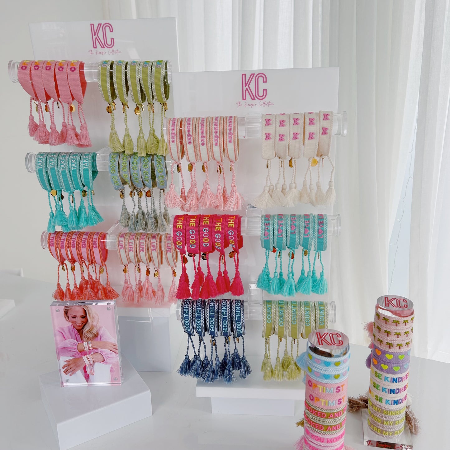 Optimist tassel bracelet
