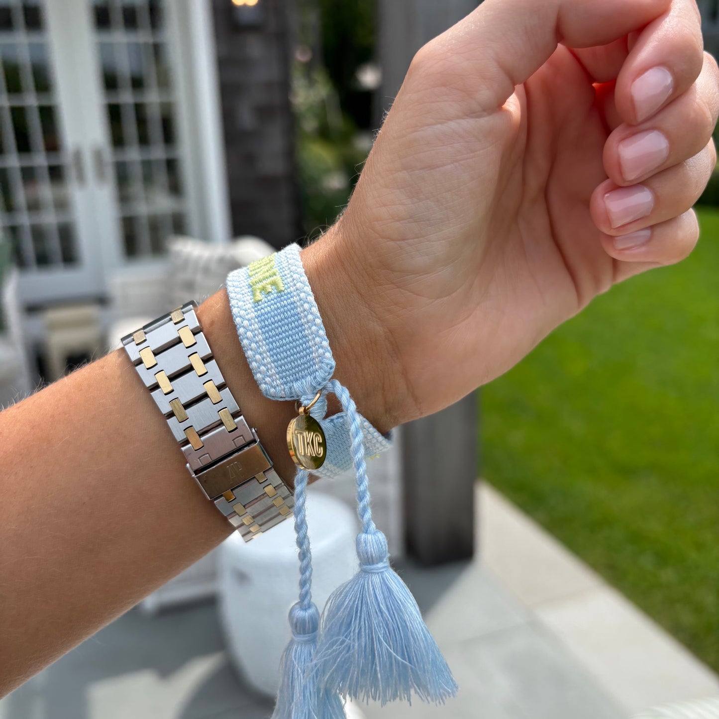 You are my sunshine tassel bracelet