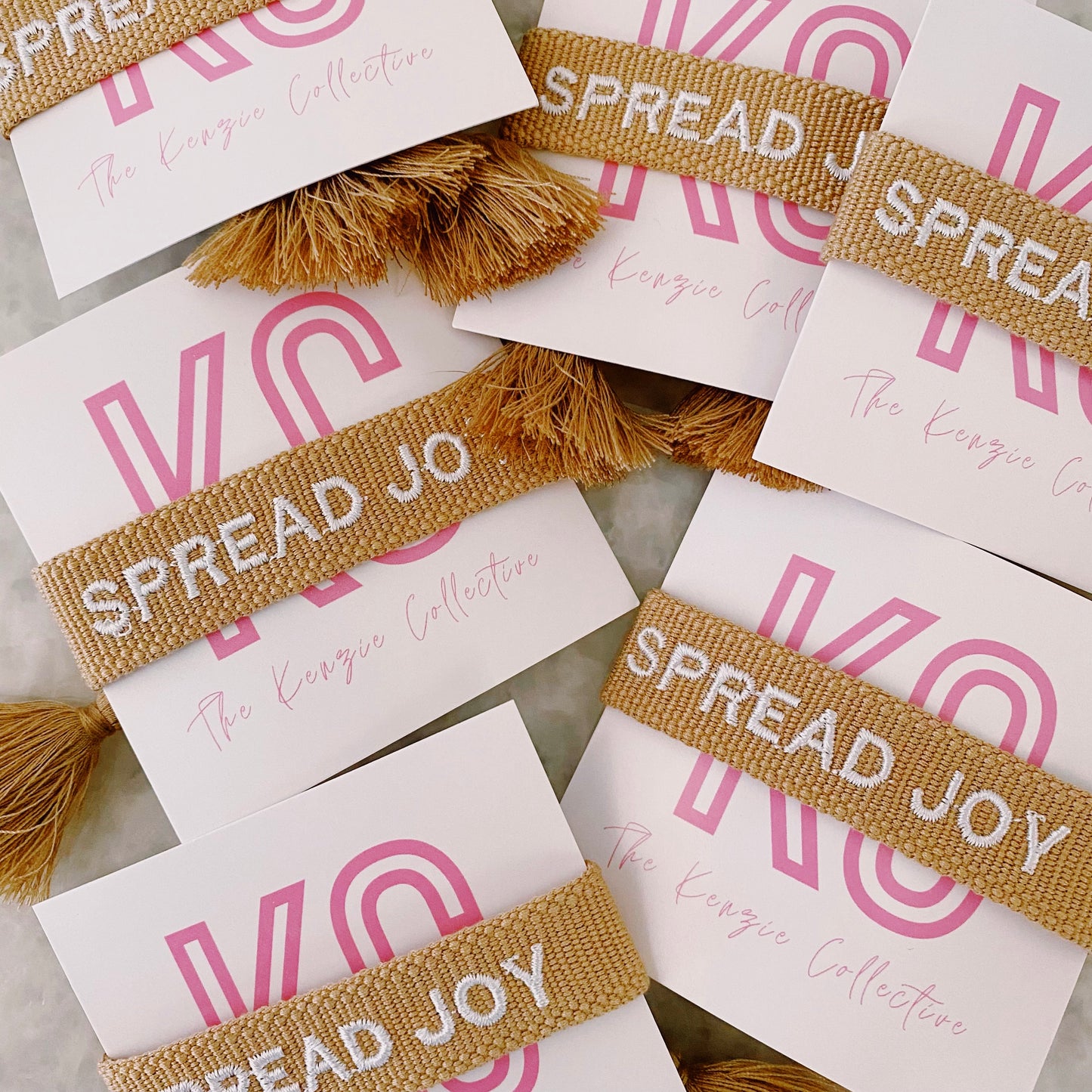 Spread Joy tassel bracelet