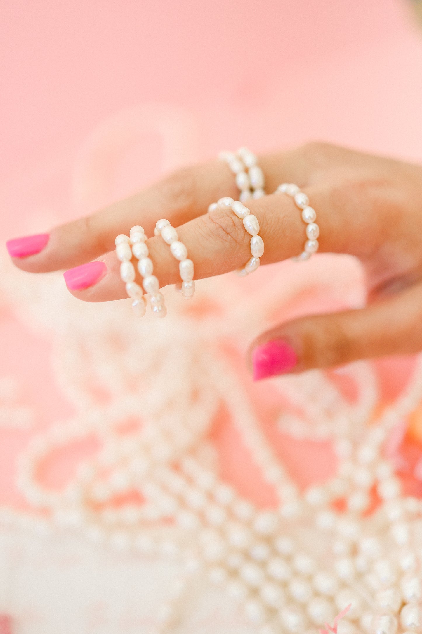 Pearl girl ring