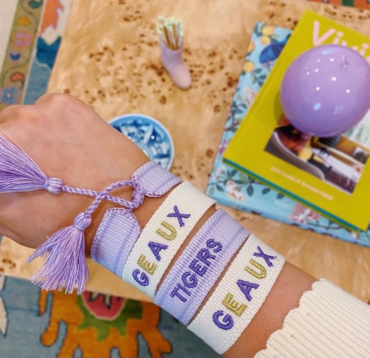 Geaux Tigers Signature Bracelet Set