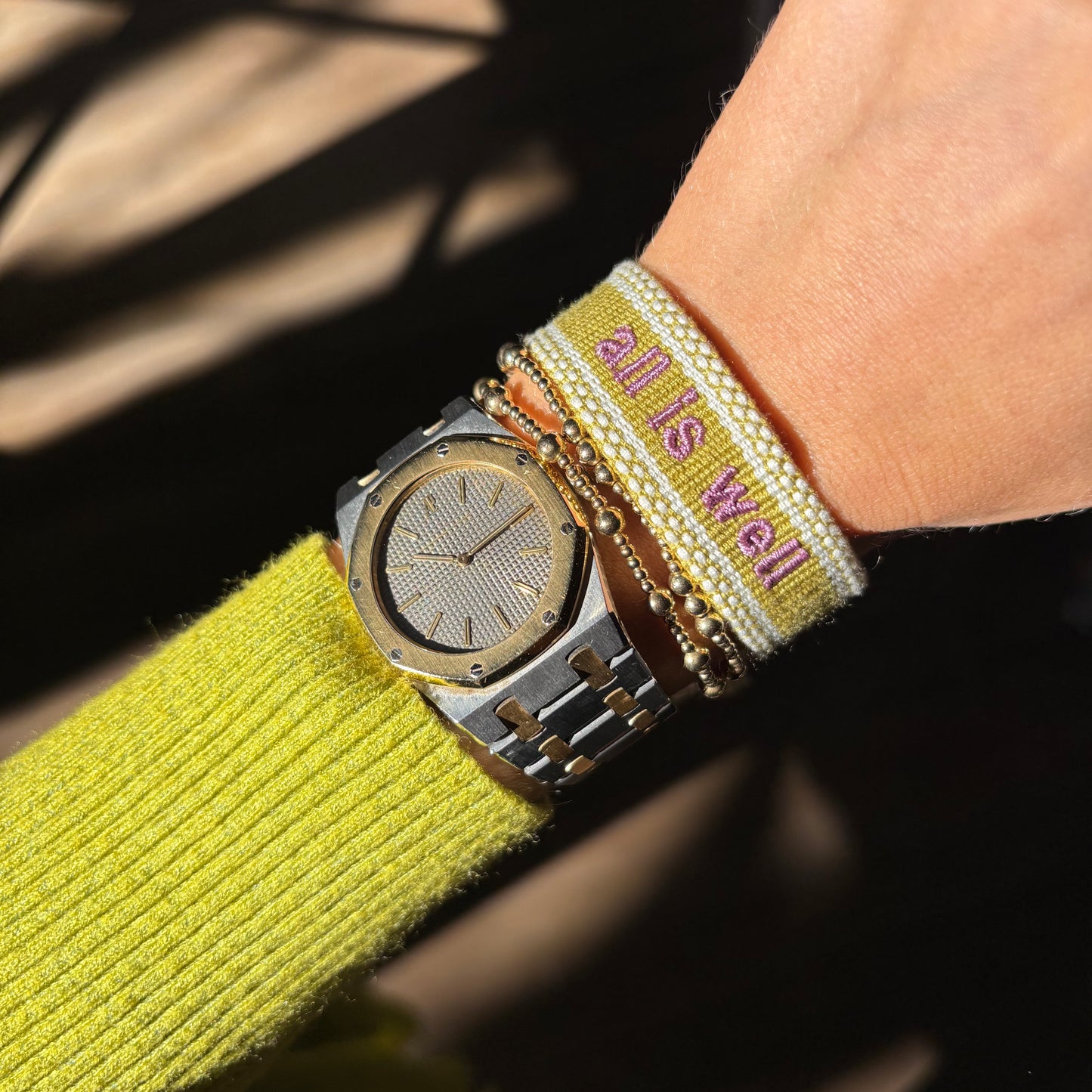 All is well tassel bracelet