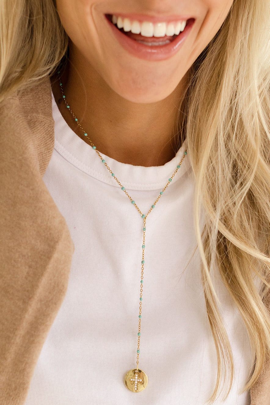 Eloise cross necklace