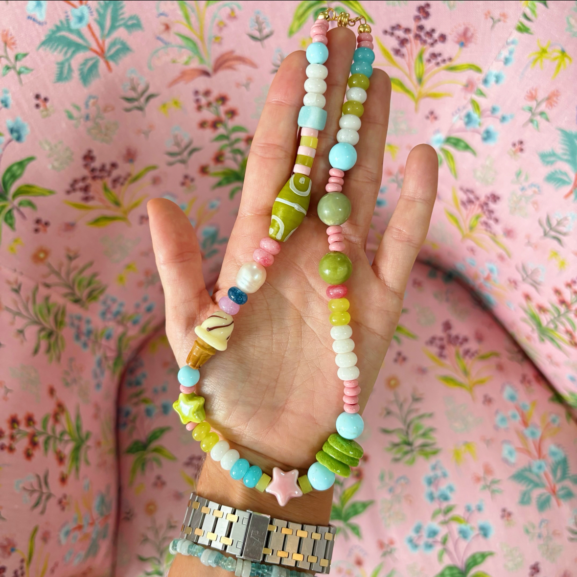 Ice cream candy necklace