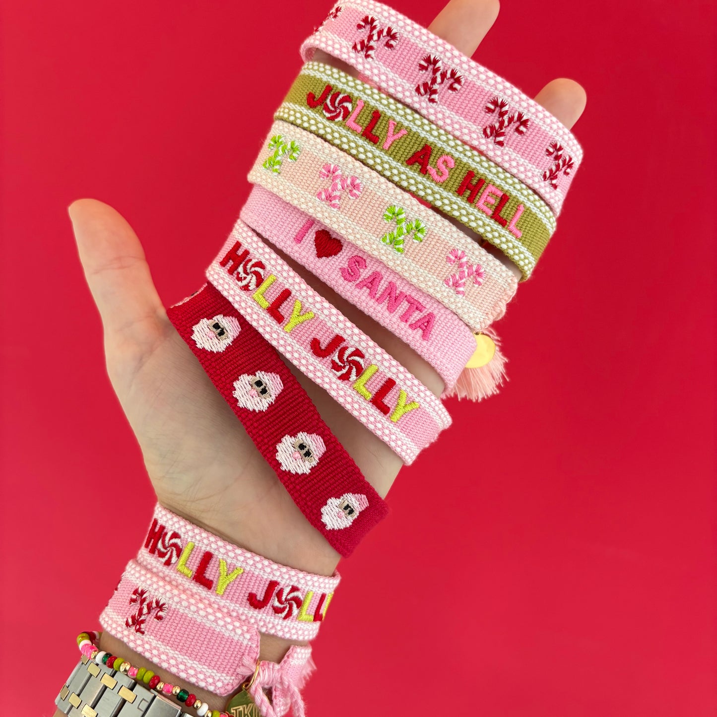 Jolly as hell tassel bracelet