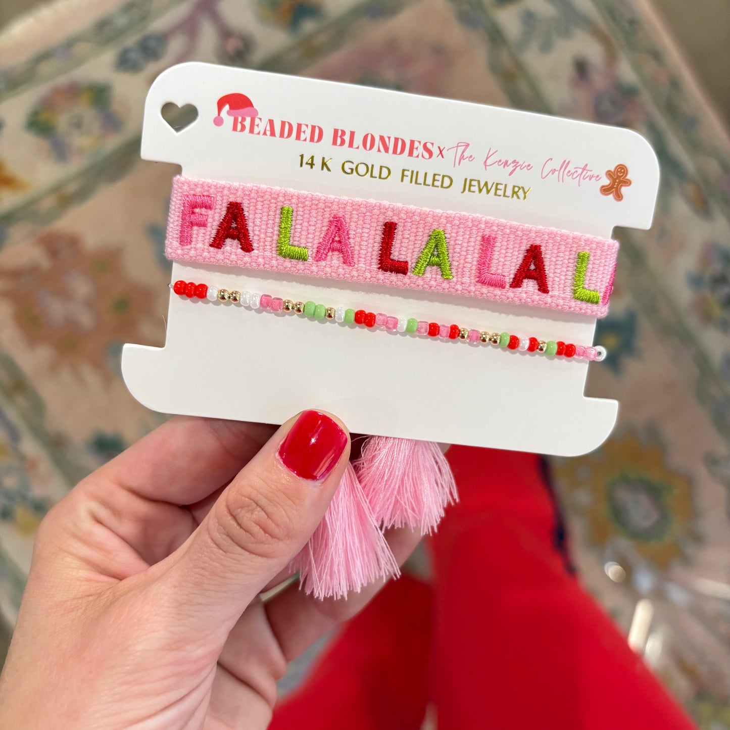 Fa La La BB X KC Christmas Tassel Stack