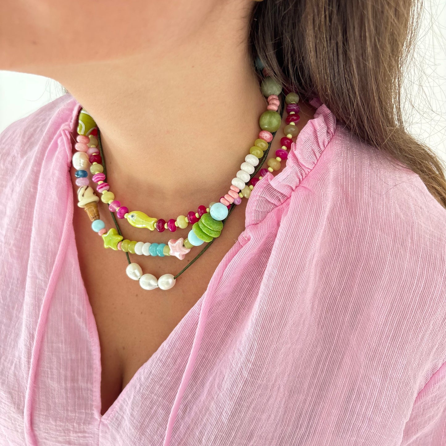 Ice cream candy necklace