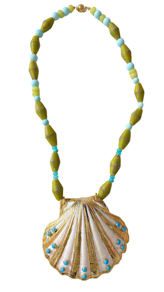 Vivienne seashell long necklace