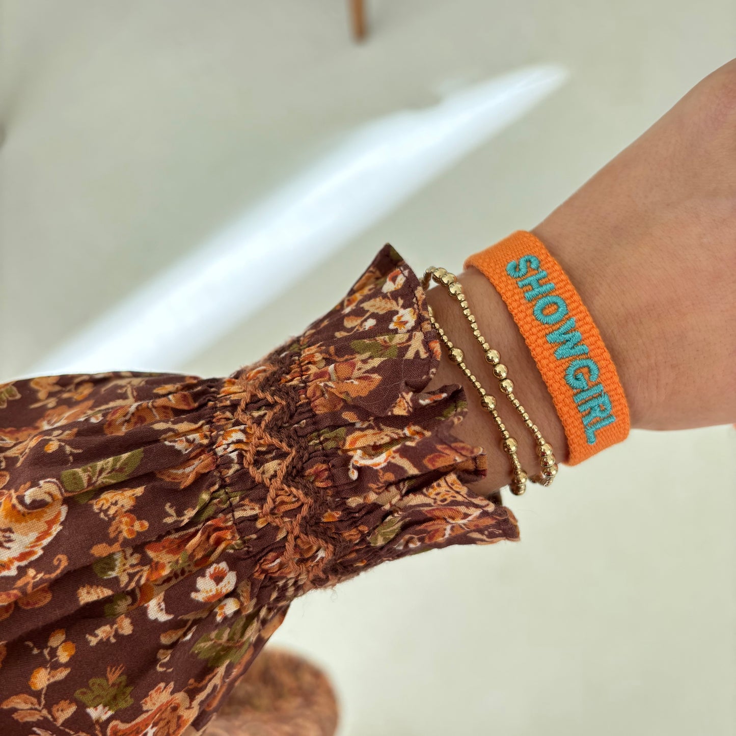 Showgirl tassel bracelet