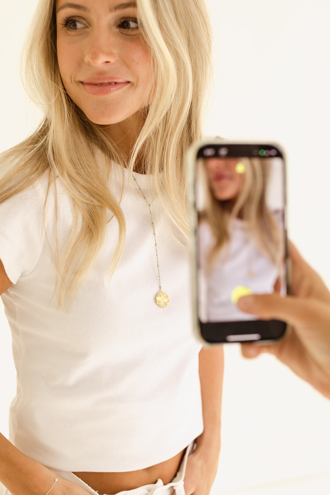 Charlotte clover necklace