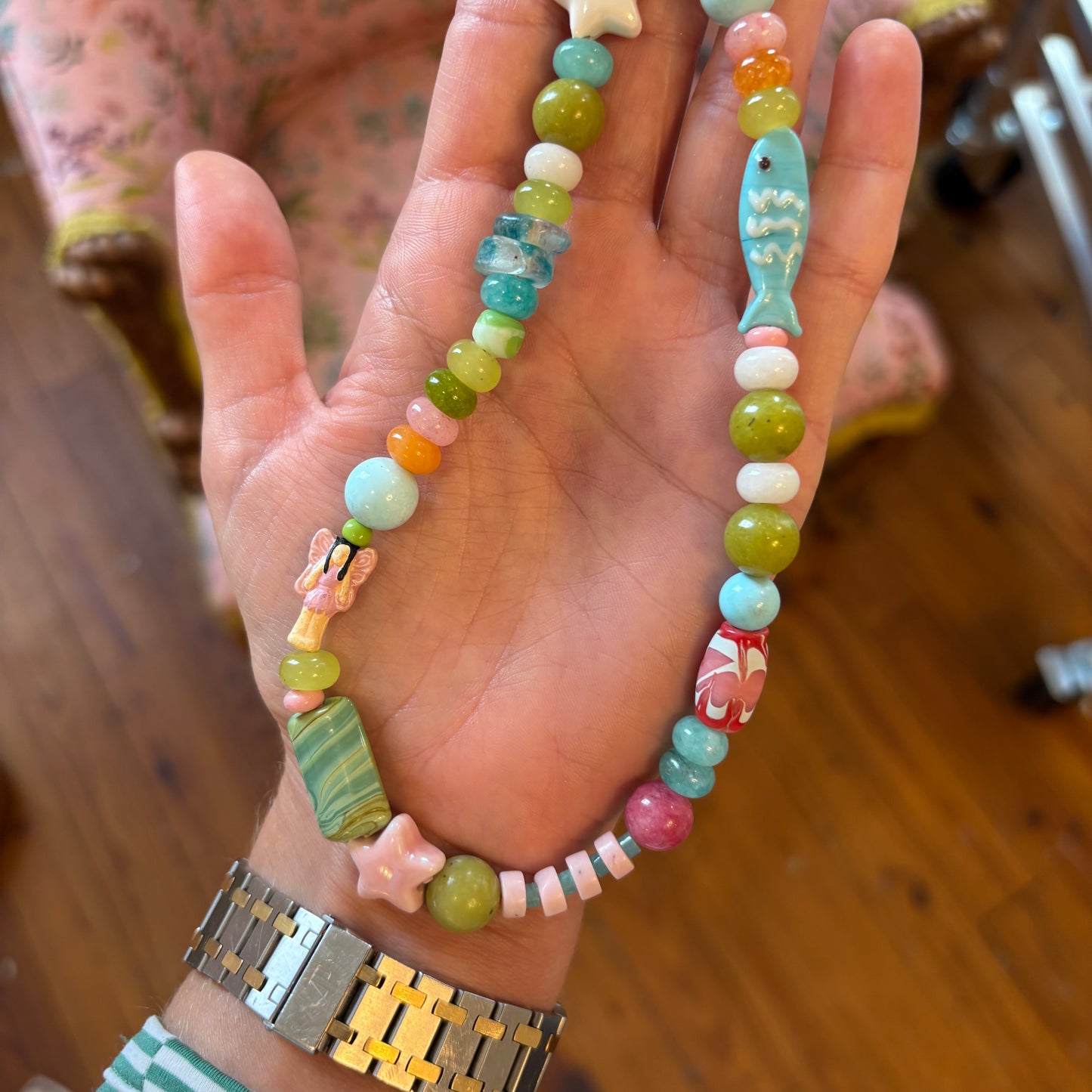 Fairy and friends necklace