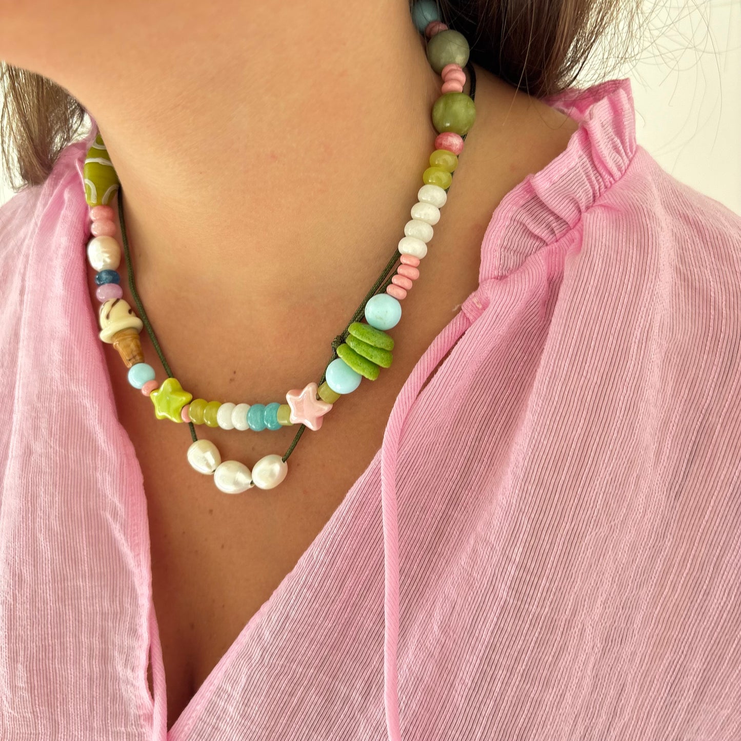 Ice cream candy necklace