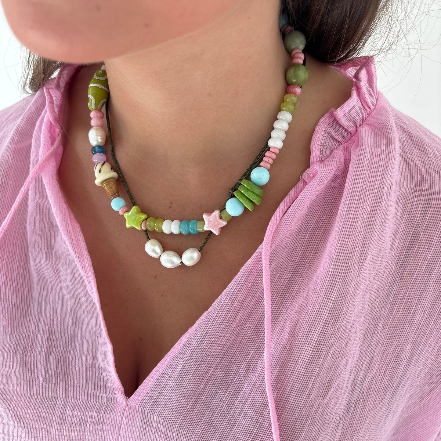 Ice cream candy necklace