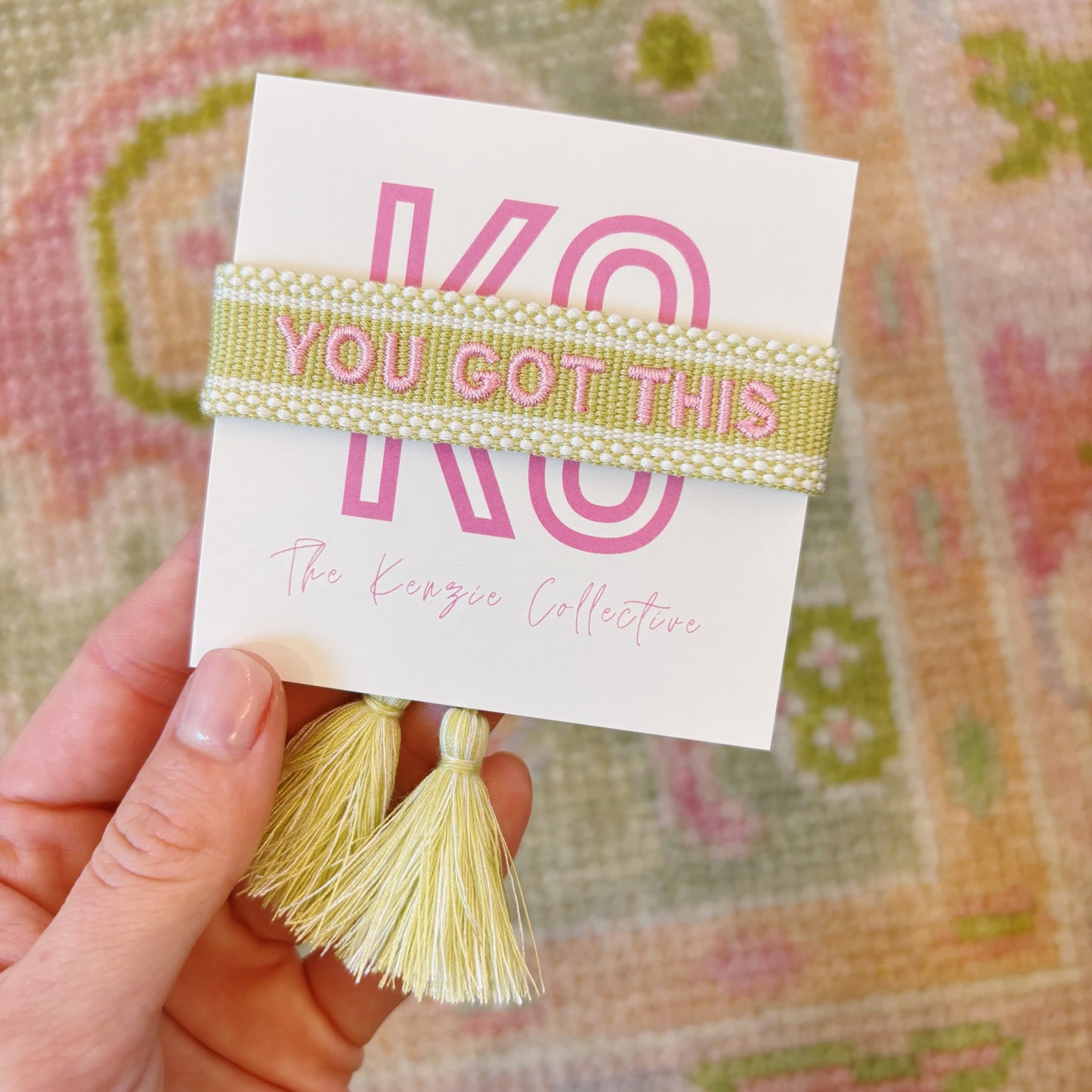 You got this tassel bracelet