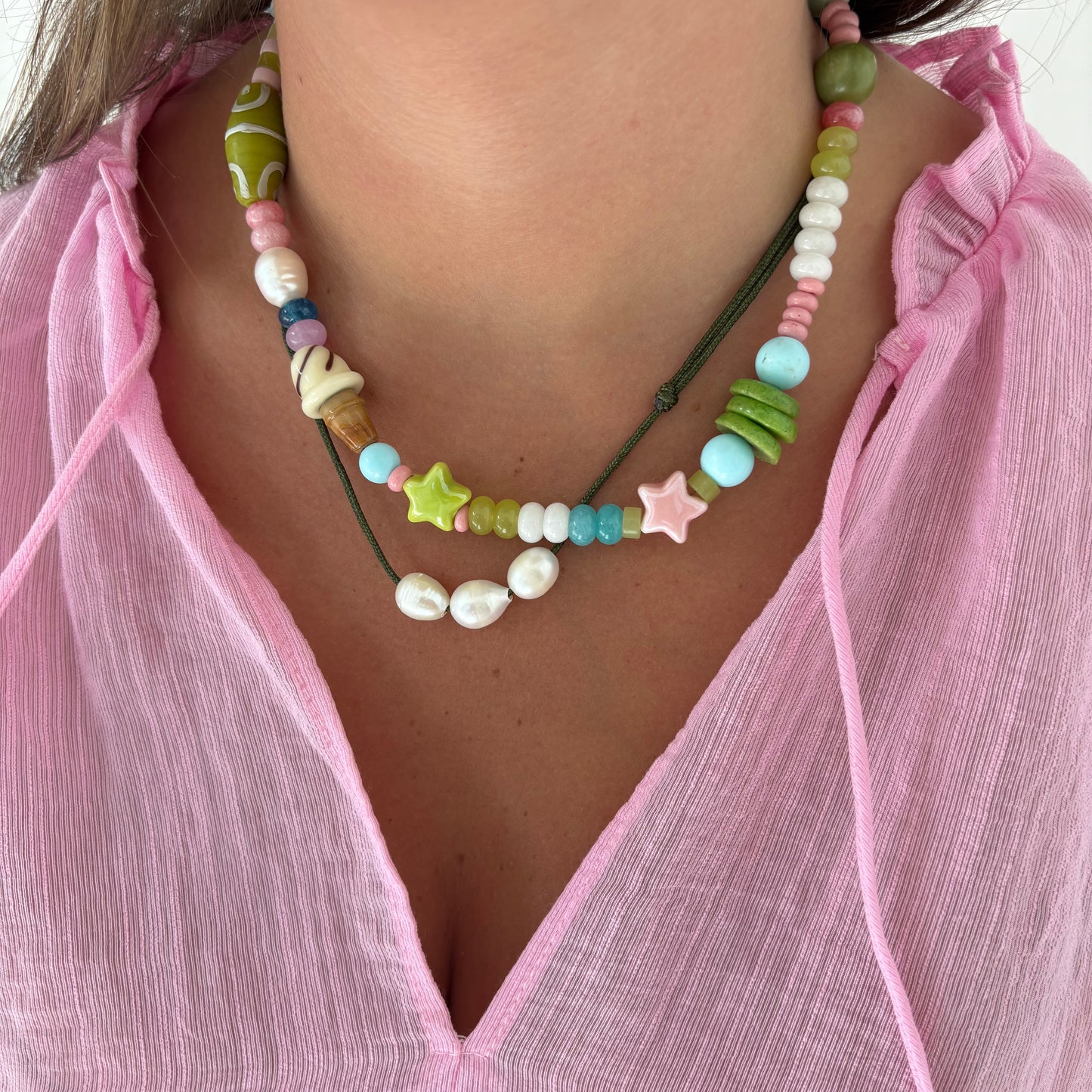 Ice cream candy necklace