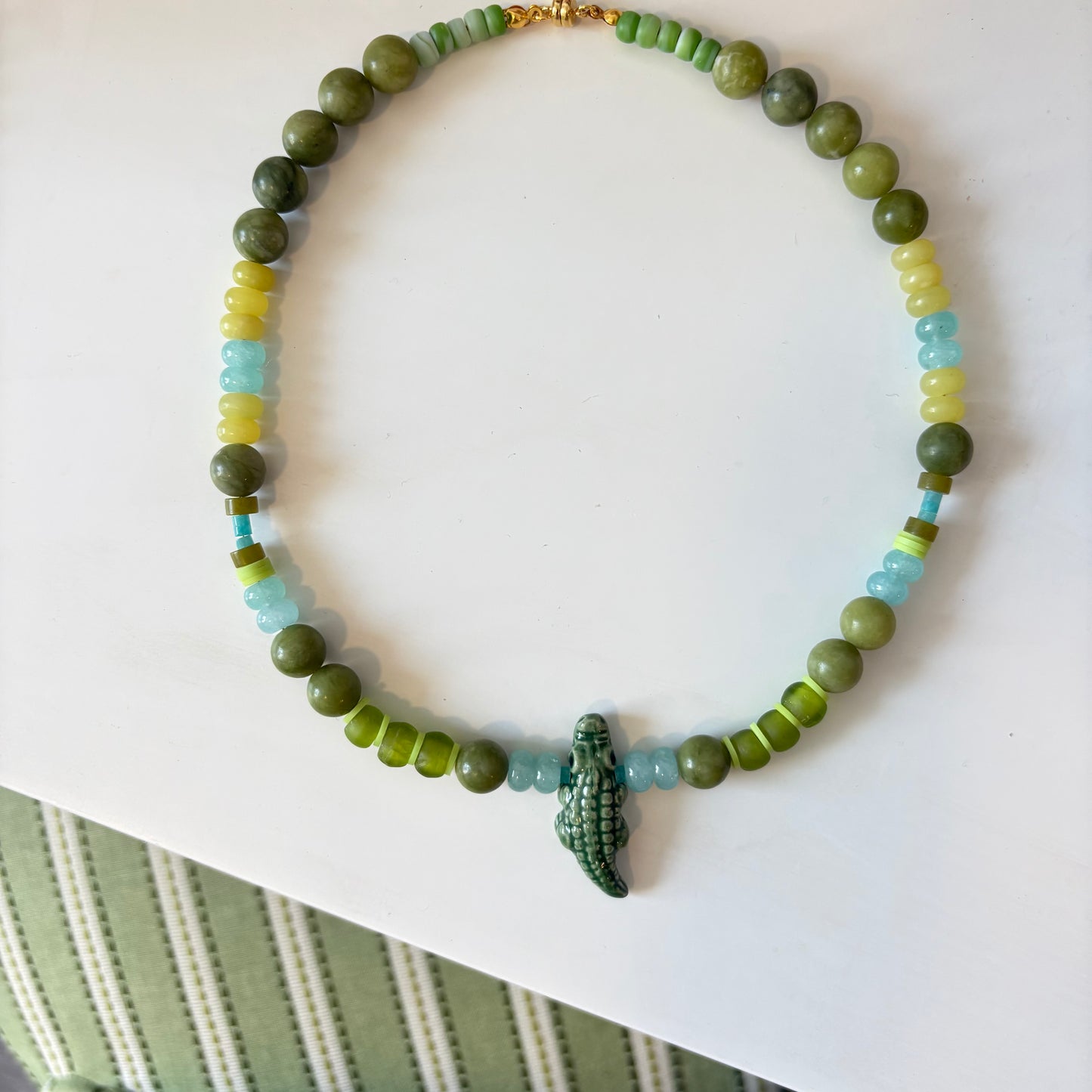 The Rosemary Alligator Necklace