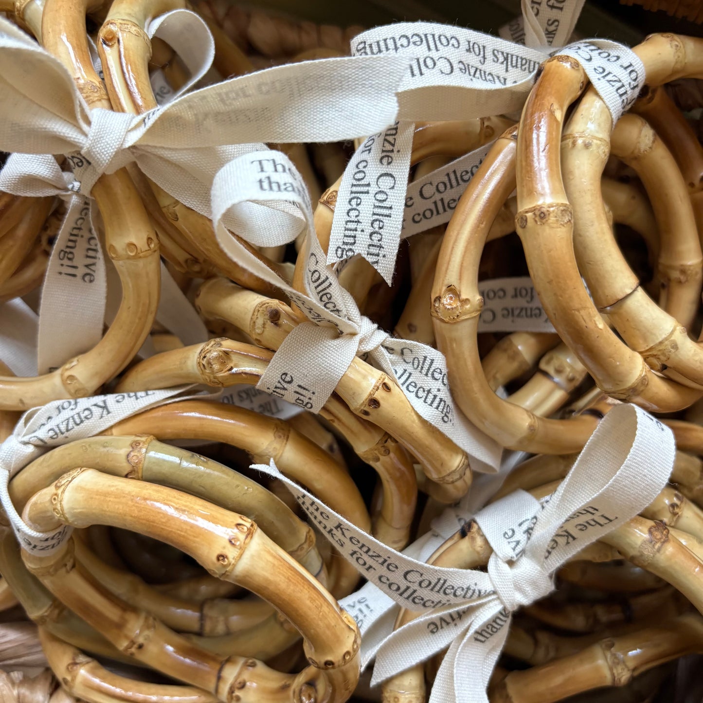 Signature bamboo bangle set of 3