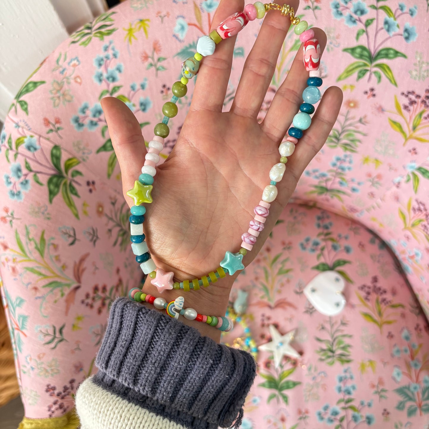 The Lala necklace sold out 6x this is a preorder ships JUNE 23
