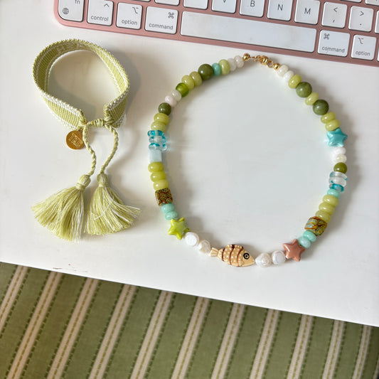 Ella whimsy fish necklace