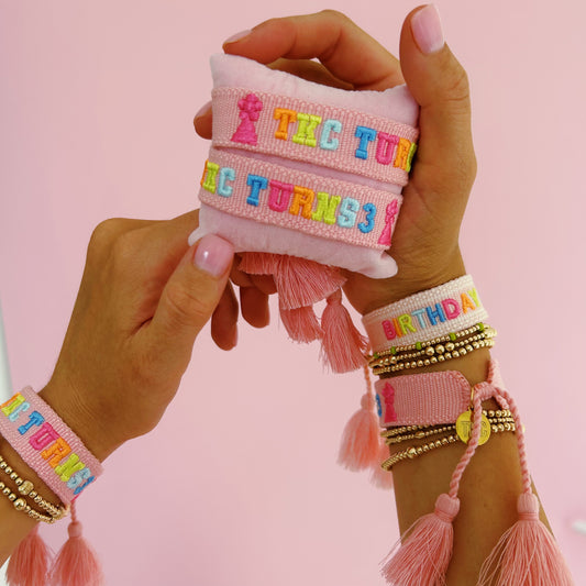 Exclusive TKC turns 3 Birthday bracelet