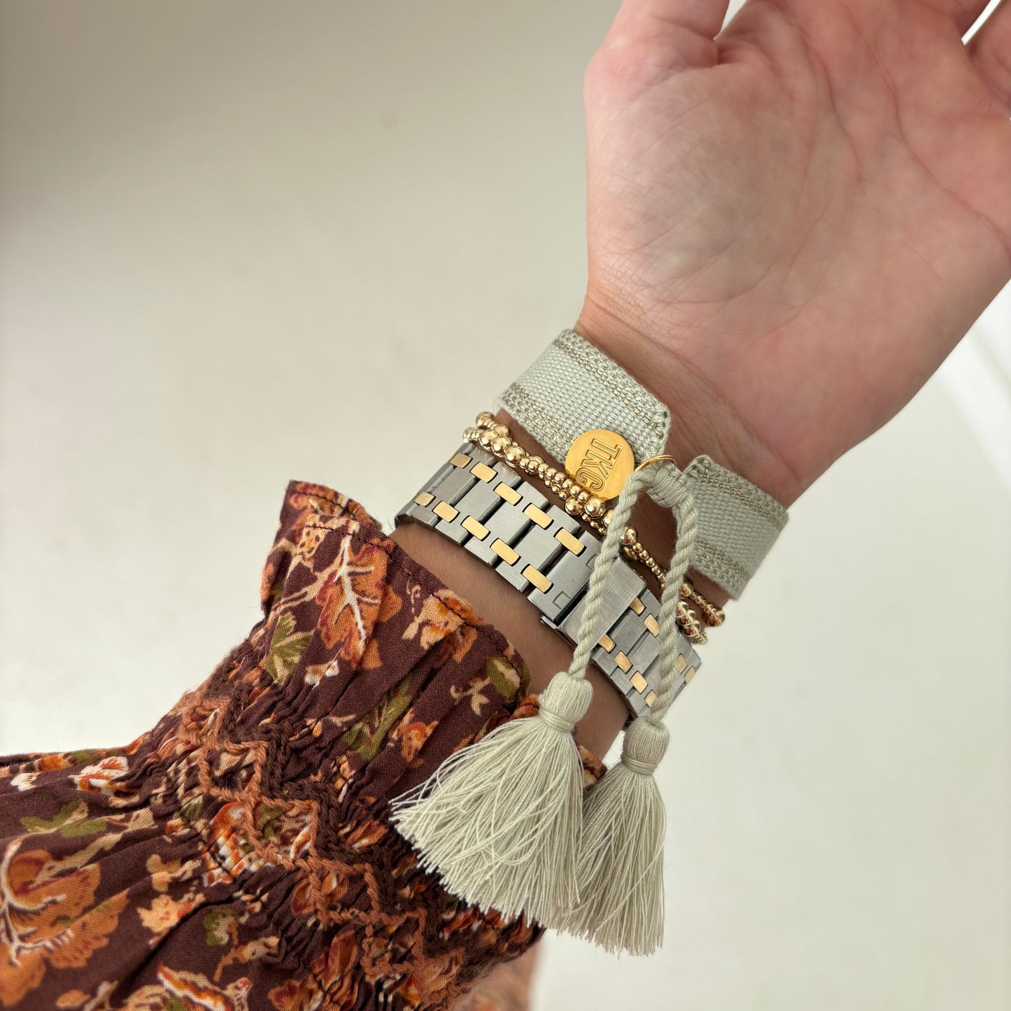 Trophy wife tassel bracelet