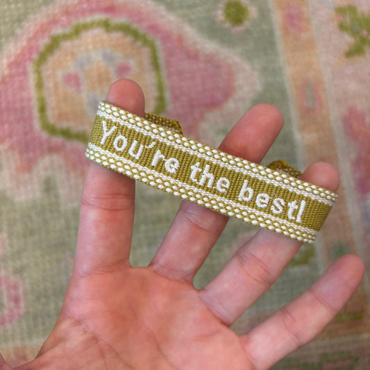 You’re the best tassel bracelet