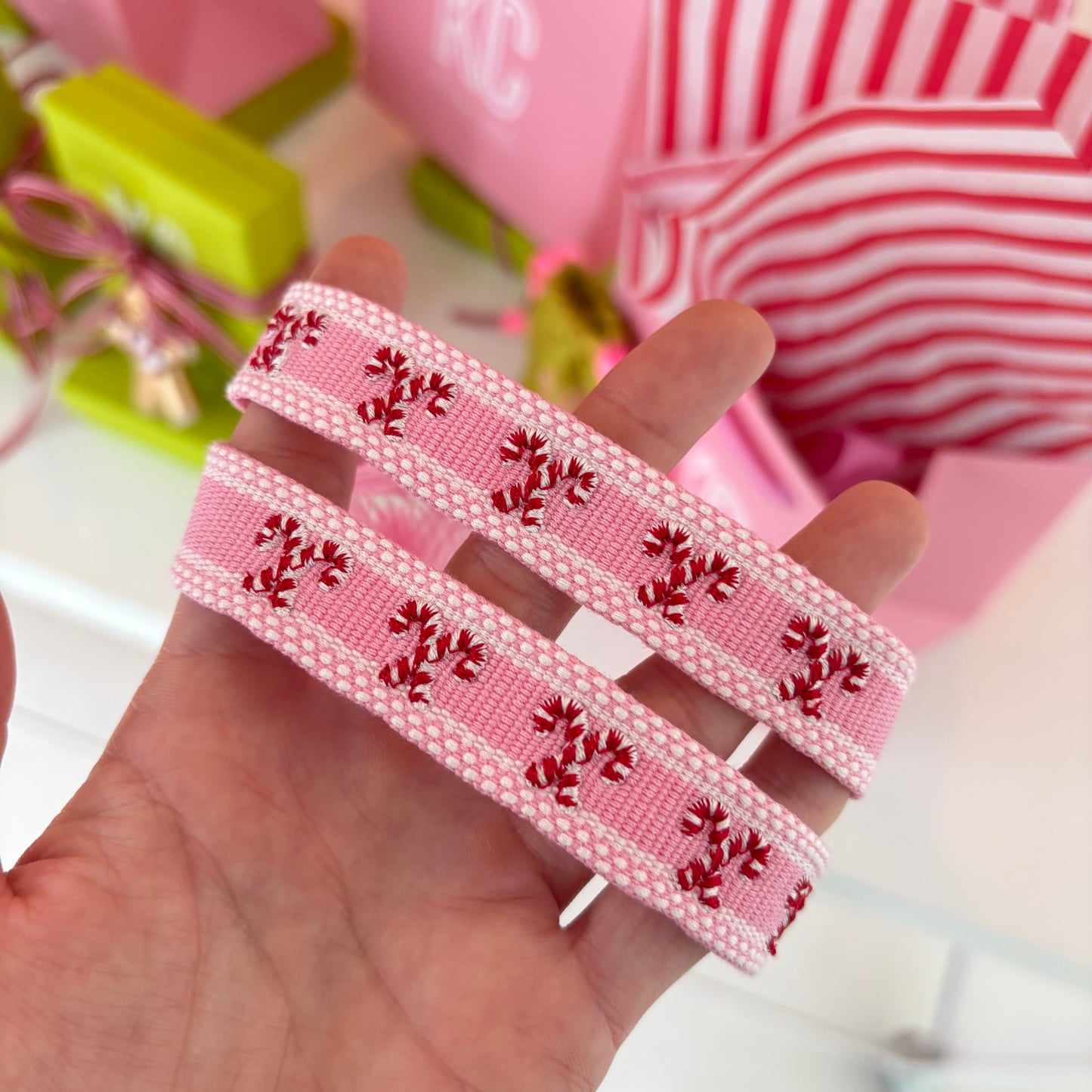 Candy cane lane tassel bracelet SOLD OUT! This is a preorder SHIPS BY NOV 6