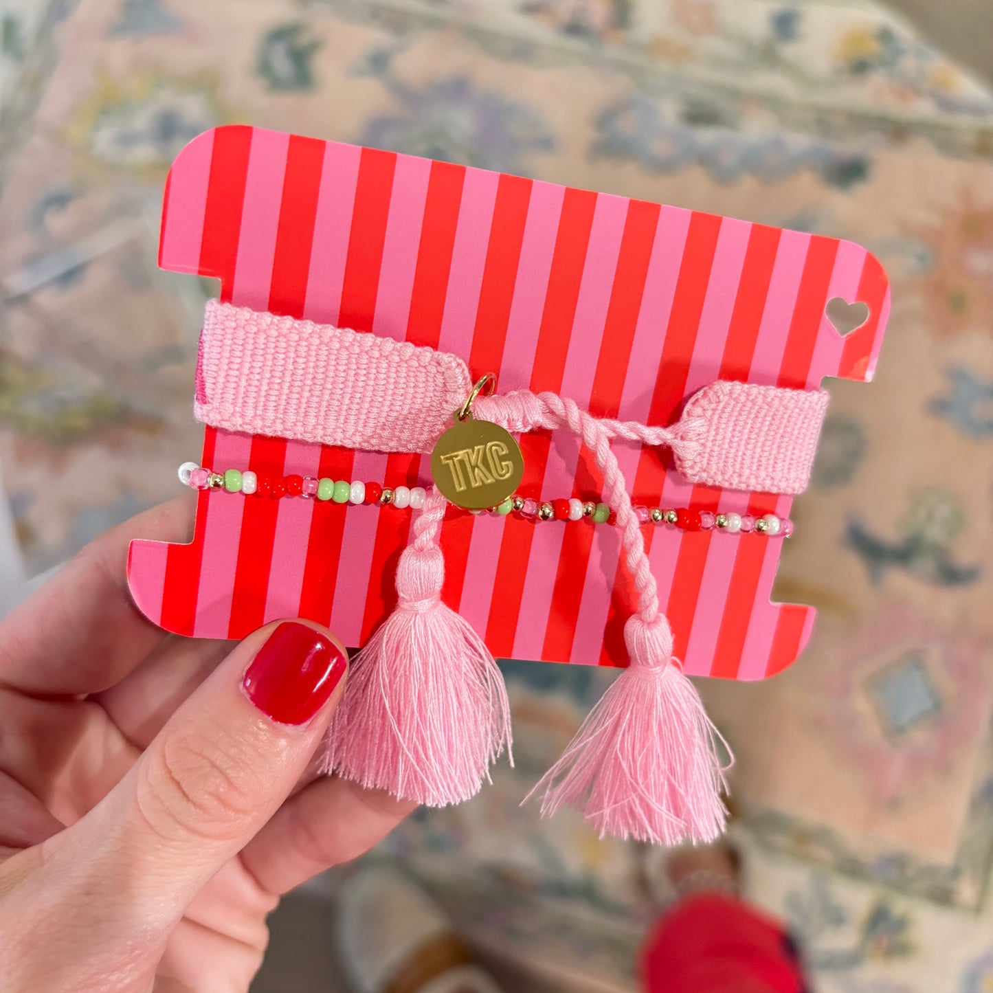 Fa La La BB X KC Christmas Tassel Stack