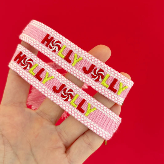 Holly jolly tassel bracelet MINI SIZE
