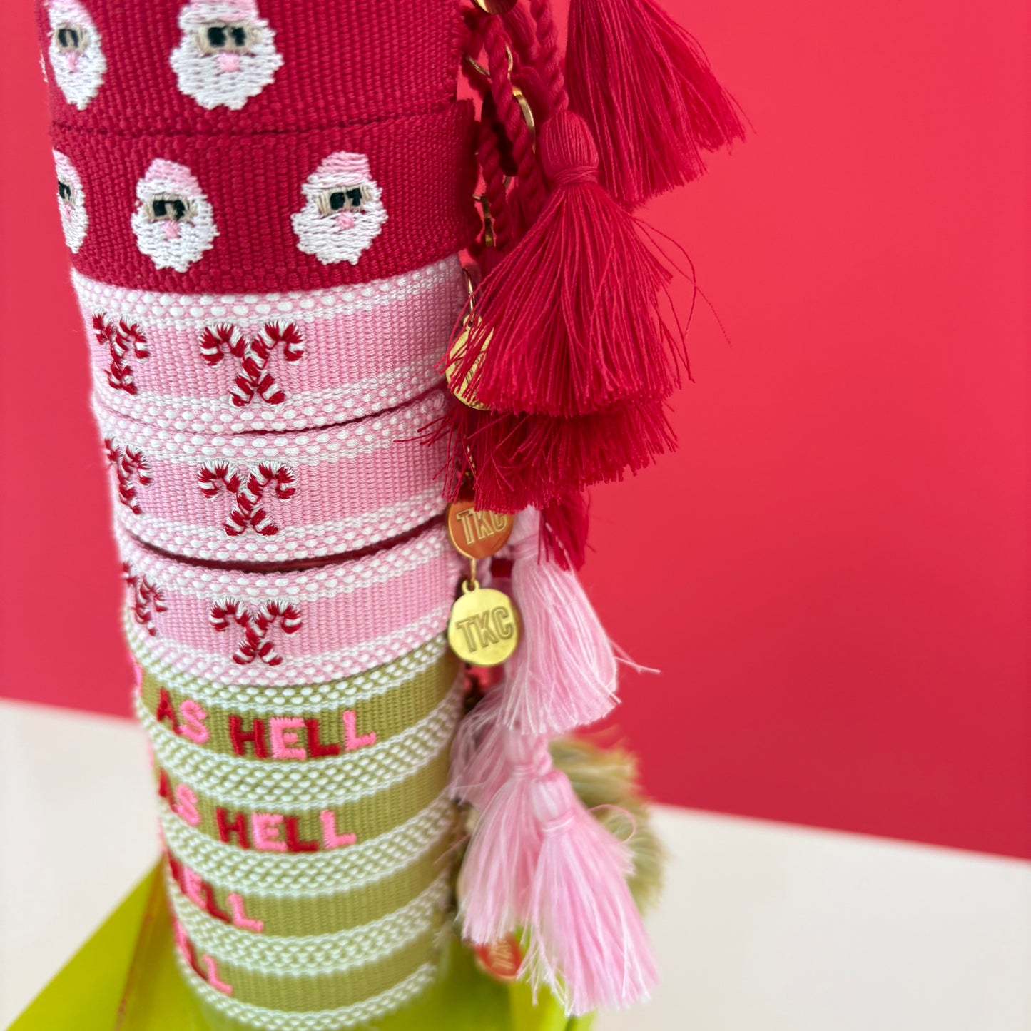 Jolly as hell tassel bracelet