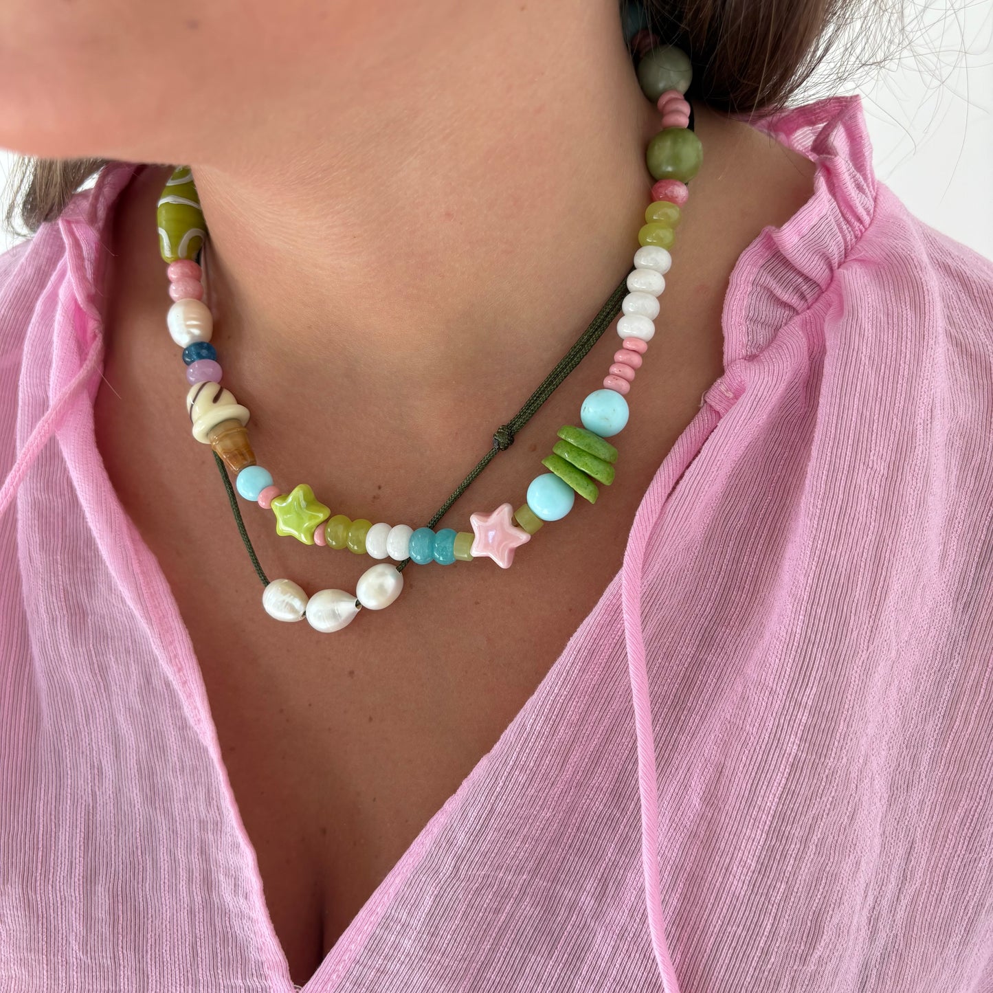 Ice cream candy necklace